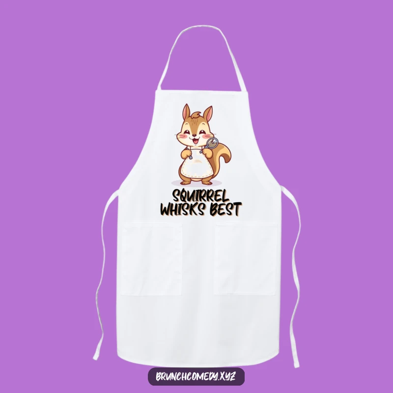 Funny Squirrel Baker Apron - Whisk Up Some Fun!